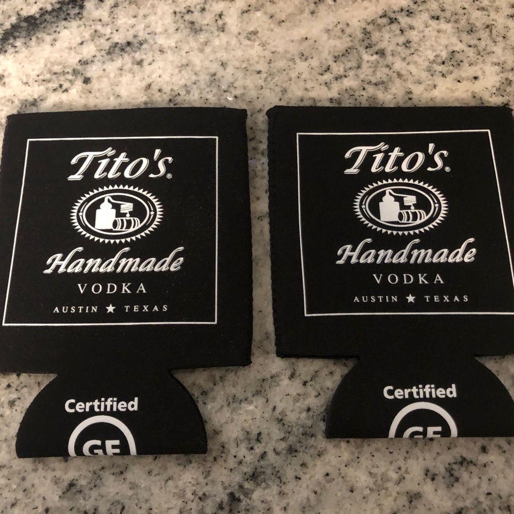 2 Tito’s Homemade Vodka Koozies